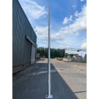 Petit Jean - MARS, mât rond-conique en aluminium émerisé 120/60 , hauteur 4m,sans tiges