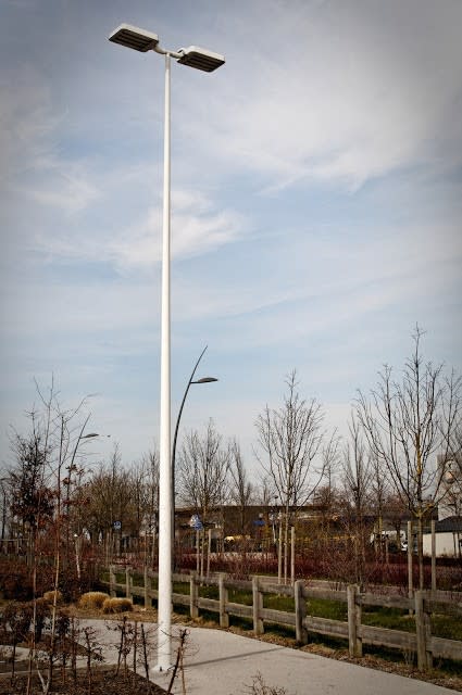 Petit Jean - OMEGA 62, mât rond-conique en acier thermolaqué 185/62, hauteur 9m, sans tiges