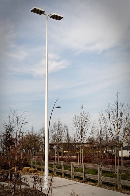 Petit Jean - OMEGA 62, mât rond-conique en acier thermolaqué 200/62, hauteur 10m, sans tiges