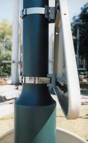 Petit Jean - Fixations de pancartes en acier galvanisé, diamètre supérieur à 100mm