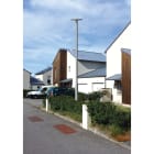 Petit Jean - Mât cylindrique rétreint en acier thermolaqué 140/89 , hauteur 4m, sans tiges