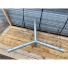 Petit Jean - Triple crossette KC en acier galvanisé, 0.50m, 5 degrés pour fût 60mm