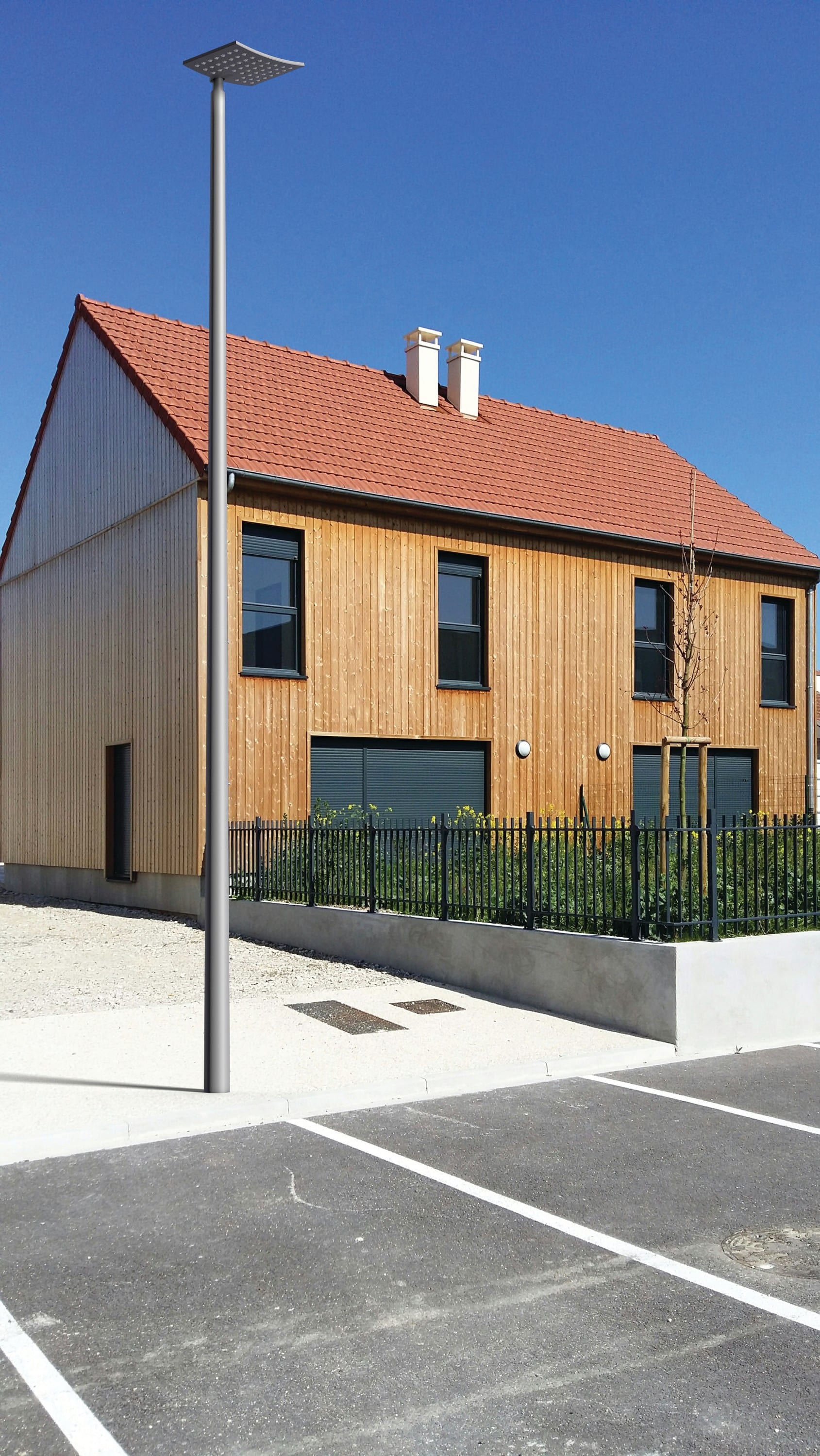 Petit Jean - VENUS 3, mât rond-conique en aluminium émerisé 146/60, hauteur 7m, sans tiges