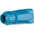 Marechal - ACC Poignée Droite Plastique Bleu +Presse Étoupe 5-21MM
