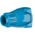 Marechal - ACC Poignée Droite Plastique Bleu +Presse Étoupe 10-30MM