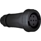 Marechal - PNC Prise F Plastique Noir +Poignée IP66/67/69 5C 16A 480V 11-15MM