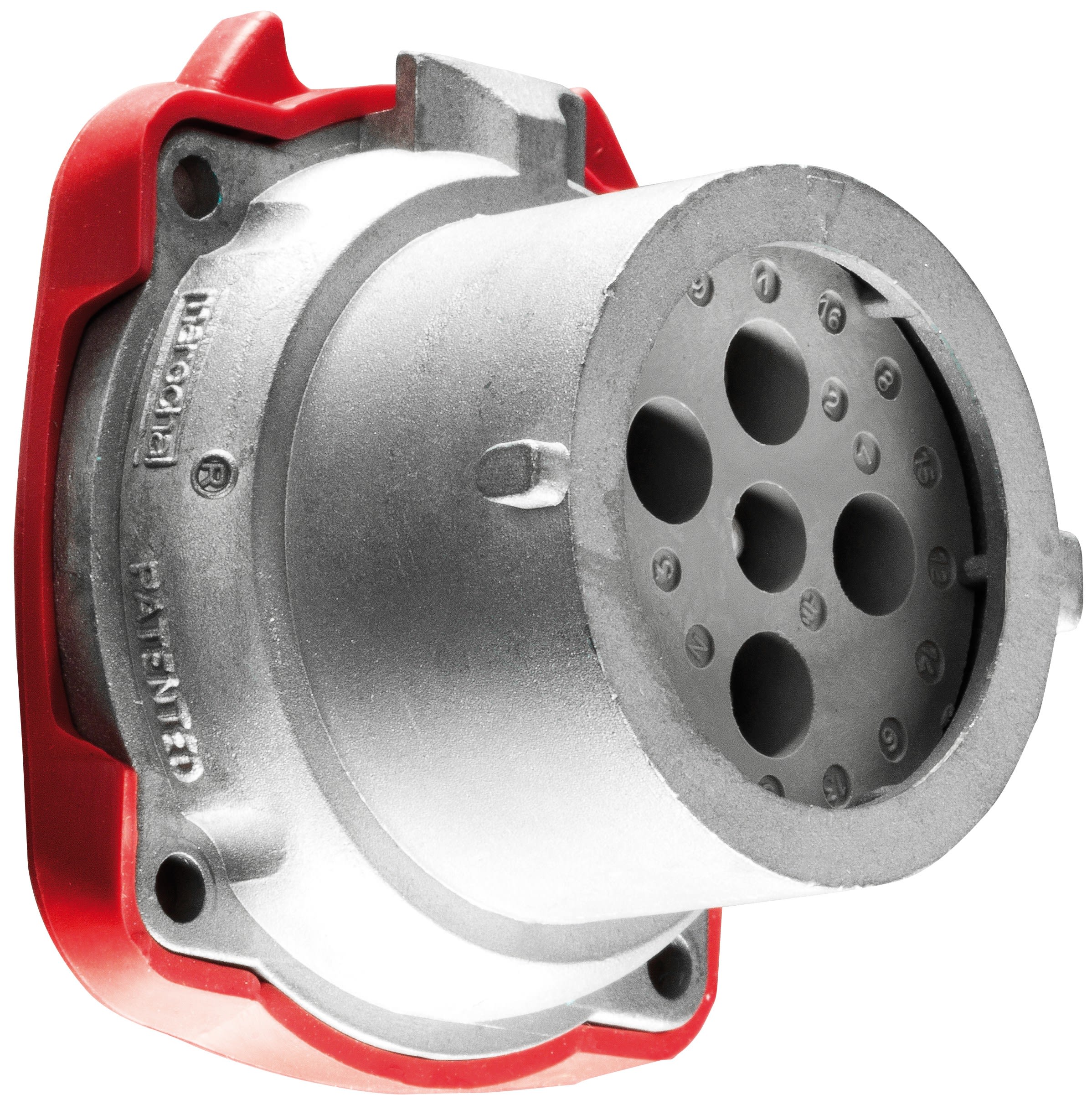 Marechal - DN8 Fiche M Métal IP54 2P 16A-20A 24V AC