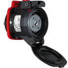 Marechal - DXN1 Prise F ATEX/IECEx Zones 2/22 Plastique Noir IP66/67 3P+N+T 16A-20A 440V AC