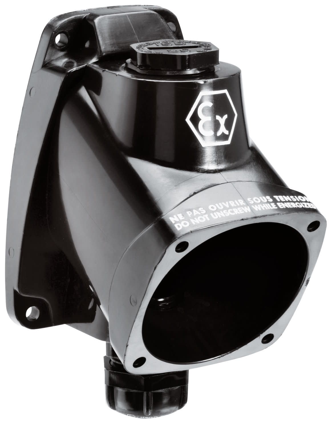 Marechal - DXN1 Boitier 30 Degrés Plastique Noir +Presse Étoupe M20 10-14MM