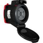 Marechal - DXN6 Prise F ATEX/IECEx Zones 2/22 Plastique Noir IP66/67 3P+N+T 63A 440V AC