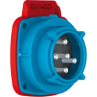 Marechal - PN Fiche M Plastique Bleu IP66/67 2P+T 16A-30A 24V AC