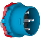 Marechal - DS9 Fiche M Plastique Bleu IP66/67/69 1P+N+T 125A-150A 250V AC