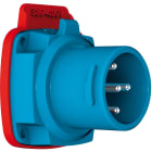 Marechal - DSN1 Fiche M Plastique Bleu IP66/67/69 2P+T 16A-20A 250V AC