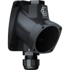 Marechal - DXN1 Boitier 30 Degrés Plastique Noir +Presse Étoupe M25 12-18MM