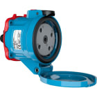 Marechal - DS6 Prise F+Interrupteur Plastique Bleu IP66/67 3P+N+T 63A-90A 440V AC