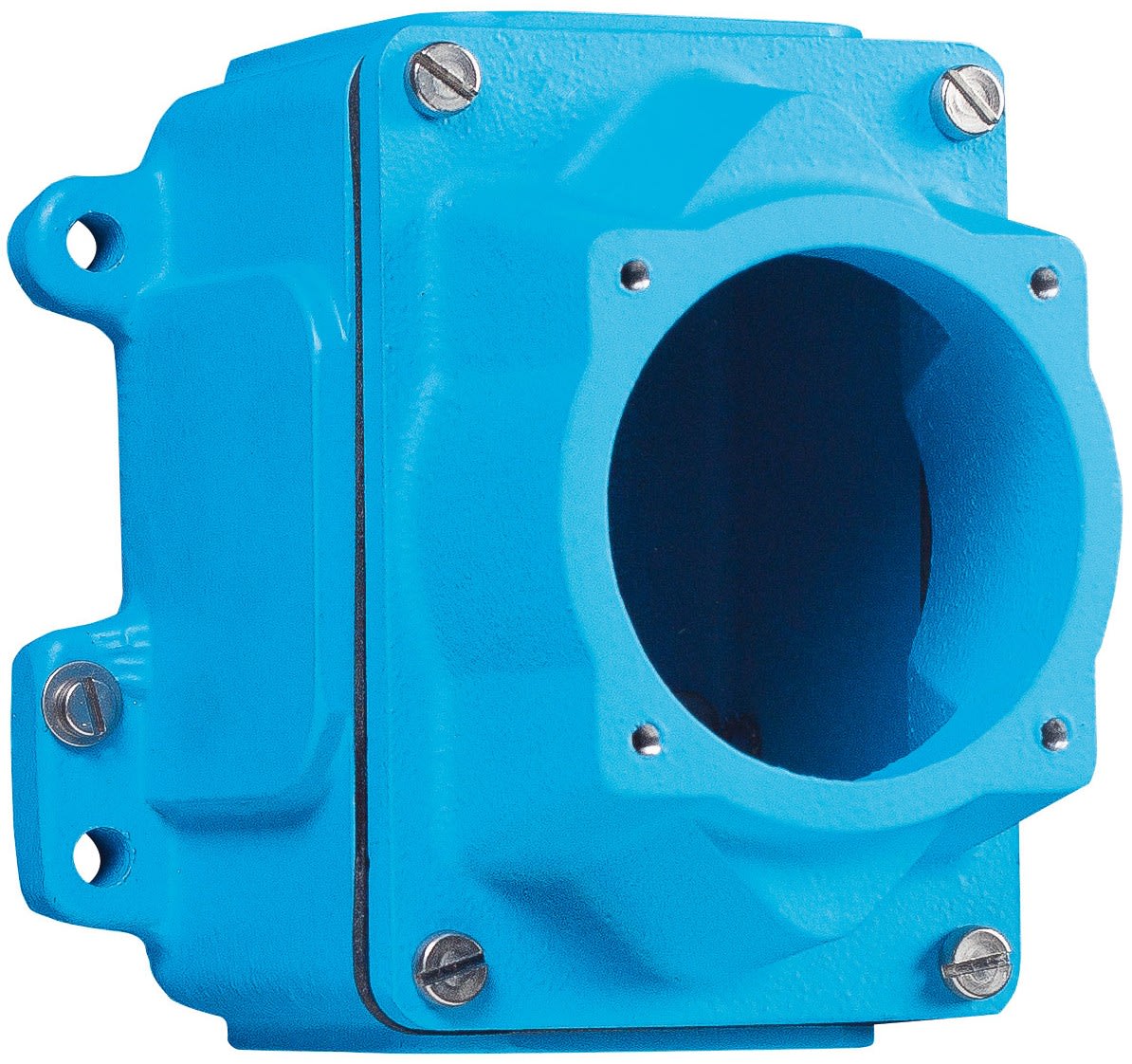 Marechal - Boitier Métal Bleu +Manchon Droit M25