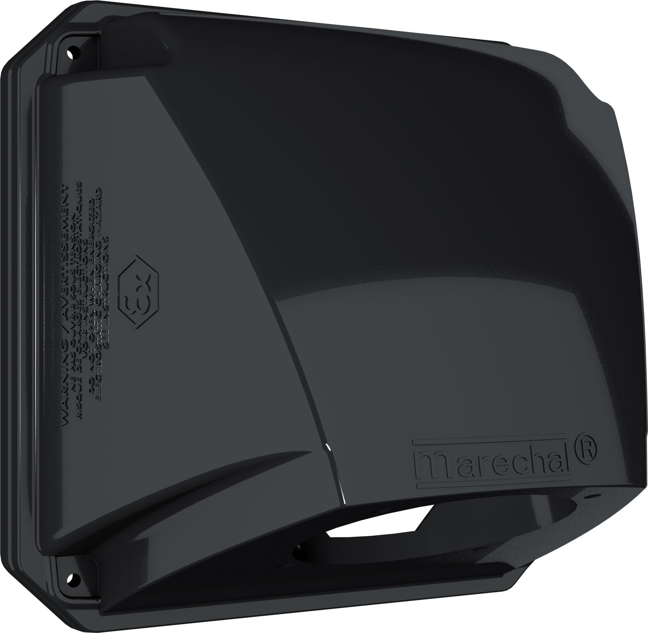 Marechal - DXN3 Manchon 70 Degrés Plastique Noir Entraxe 48Mm