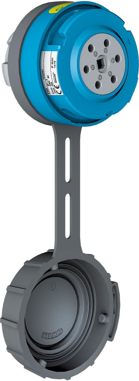 Marechal - Inter-Sectionneur séparable EVO40 Socle Plastique Bleu IP66/67/69 40A 250V AC