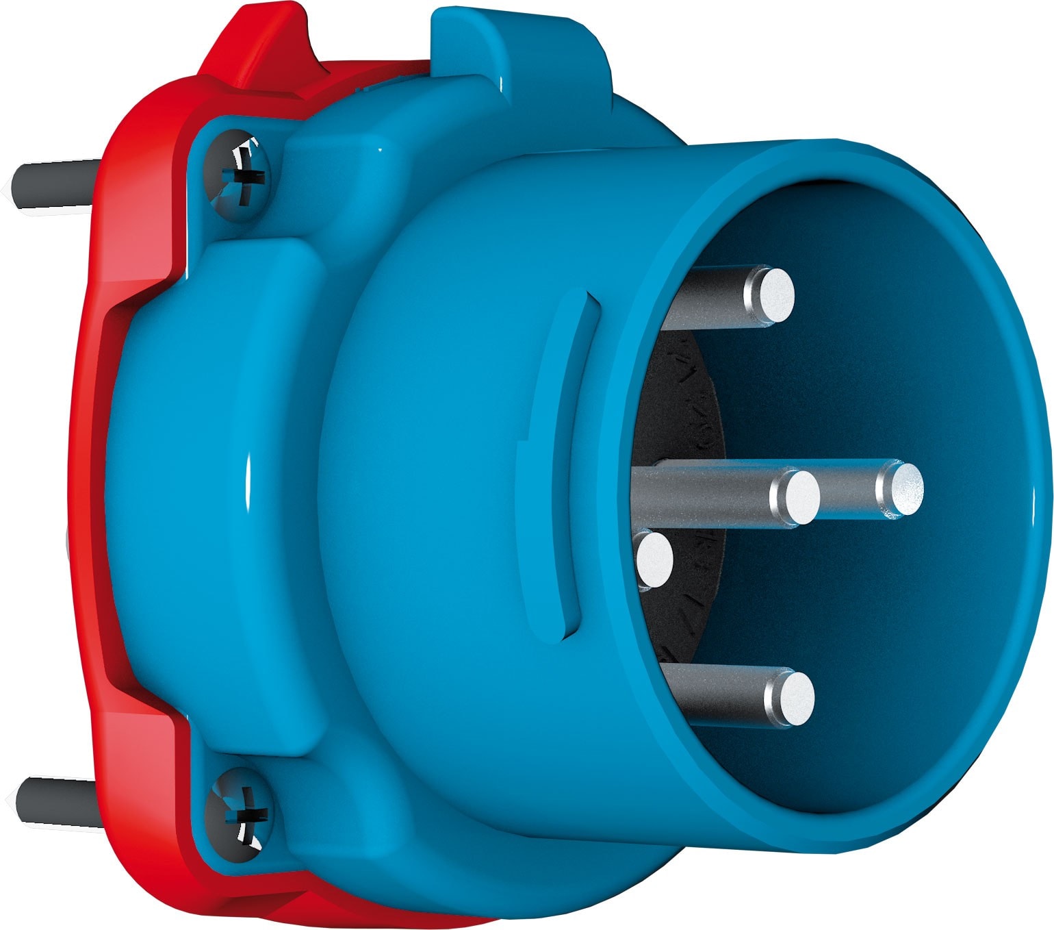 Marechal - DS1 Fiche M EDF Plastique Bleu IP54 2P 16A-30A 24V AC