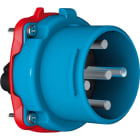 Marechal - DS6 Fiche M Plastique Bleu IP66/67 3P+N+T 63A-90A 250V AC