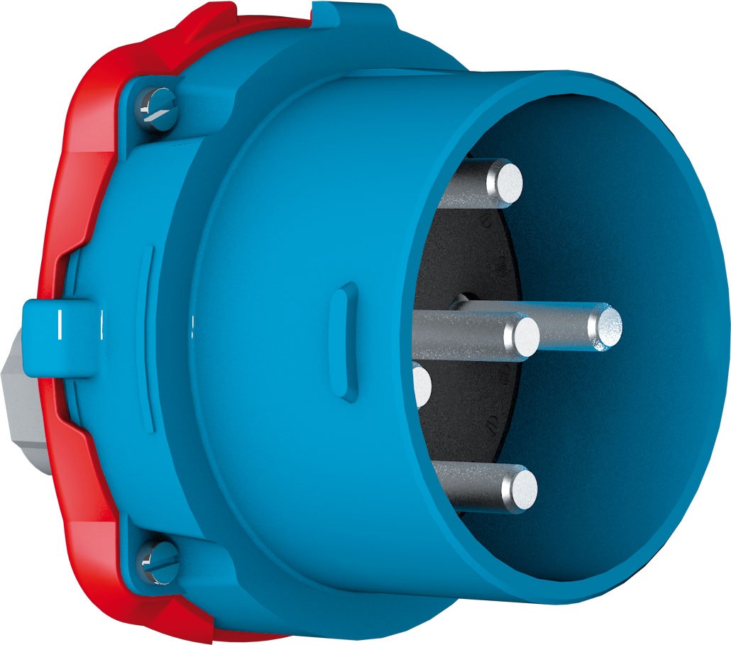 Marechal - DS9 Fiche M Plastique Bleu IP66/67/69 3P+T 125A-150A 250V AC