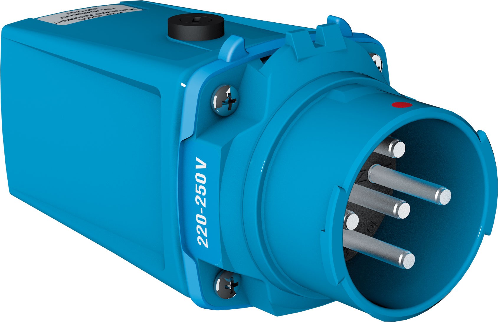 Marechal - DSN1 Adaptateur Domestique Plastique Bleu IP40 1P+N+T 16A 250V AC