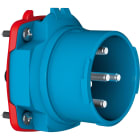 Marechal - DSN1 Fiche M Plastique Bleu IP66/67/69 2P+T 16A-20A 24V AC