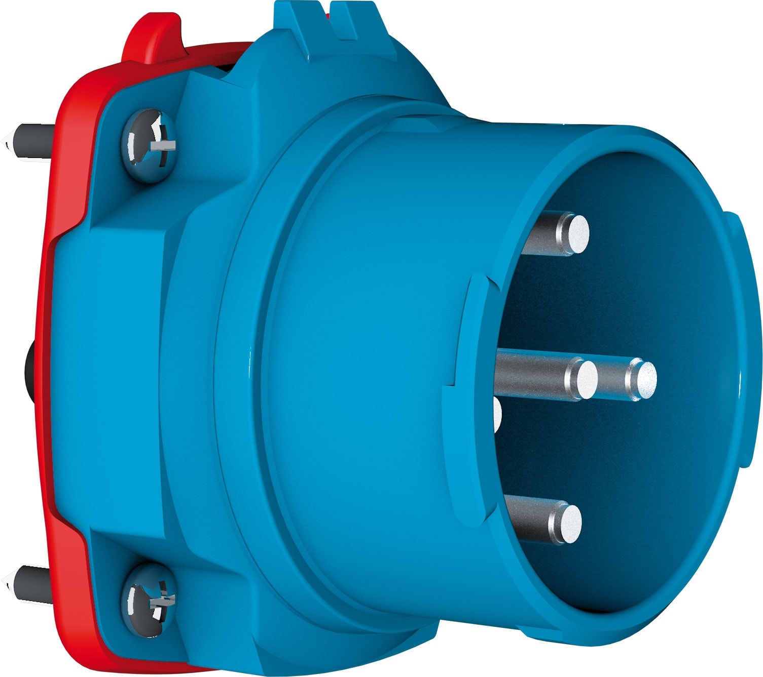 Marechal - DSN3 Fiche M Plastique Bleu IP66/67/69 3P+N+T 32A 250V AC