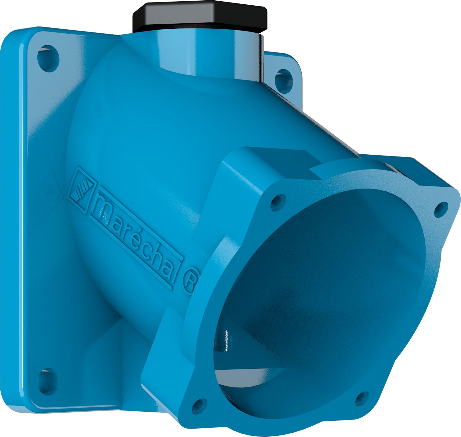 Marechal - Boitier 30 Degrés Plastique Bleu M20