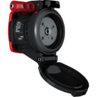 Marechal - DXN3 Prise F ATEX/IECEx Zones 2/22 Plastique Noir IP66/67 3P+N+T 40A 440V AC