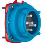 Marechal - PN Fiche M EDF Plastique Bleu IP66/67 2P 16A-30A 24V AC