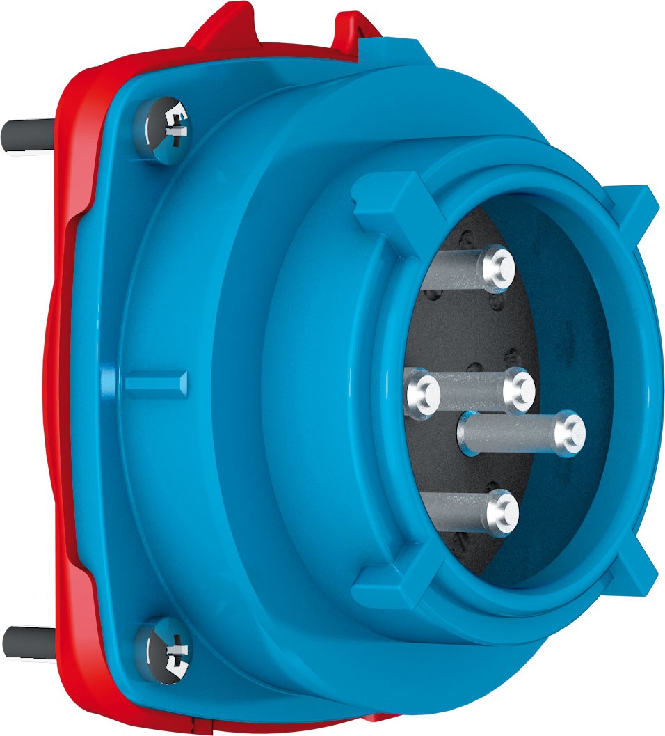 Marechal - PN Fiche M EDF Plastique Bleu IP66/67 3P+N+T 16A-30A 440V AC