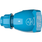 Marechal - Poignée Coudée Plastique Bleu Antibacterienne +Presse Étoupe 9-18MM