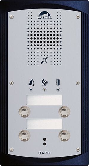 Castel - Portier audio 4 boutons d'appel conforme loi Handicap