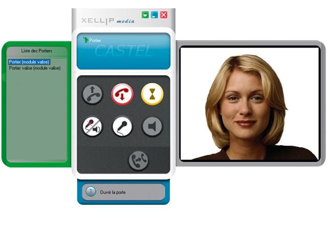 Castel - Interface de réception audio vidéo (avec fonction renvoi, gestion de webcam ..)