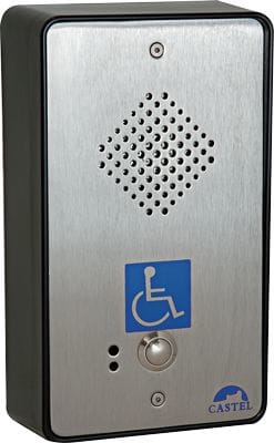 Castel - Poste Maylis Secondaire 1 BP version Portier antivandaleavec logo handicapé
