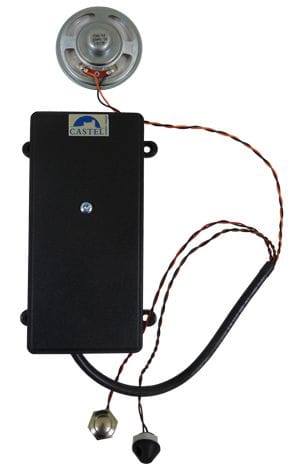 Castel - Kit poste secondaire avec carte en boîtier, micro, HP et bouton d'appel
