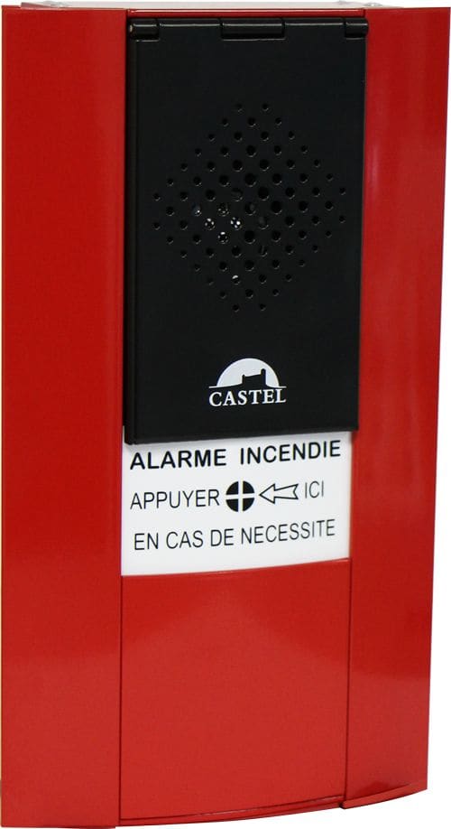 Castel - Boîtier d'alarme phonique design avec membrane