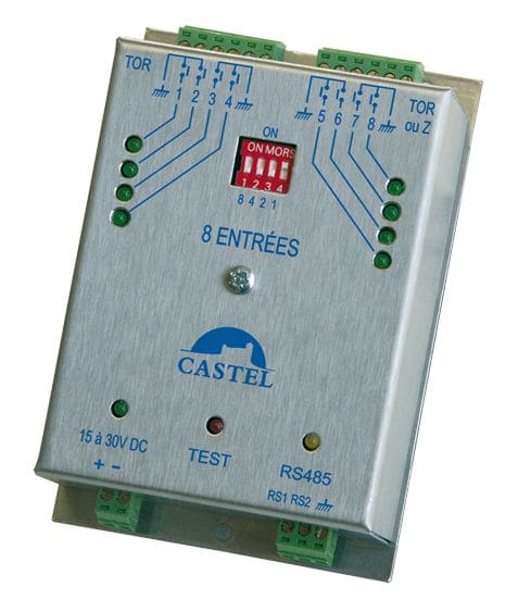 Castel - Périphérique de VD UC pour huit entrées (dont 4 impédantes)