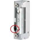 Castel - Gâche émission et contact stationnaire -Décondamnable  H66-L16-P25,5mm 10/24V