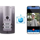 Castel - Portier vidéo IP/SIP 4 BP loi Handicap + 2 extensions castelsip