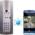 Castel - Portier vidéo IP/SIP 1 BP + clavier loi Handicap + 2 extensions castelsip