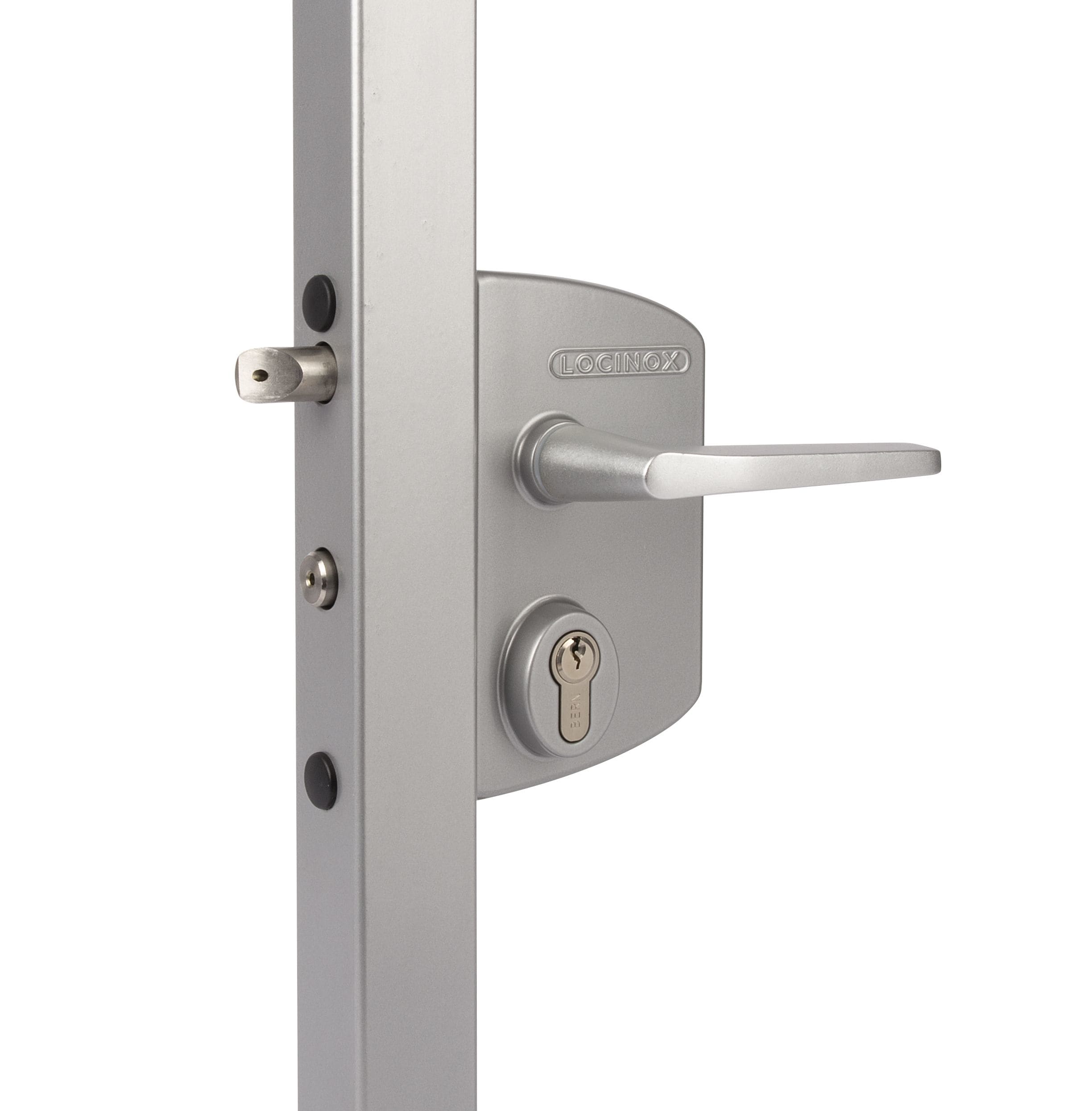 Castel - Serrure Locinox applique profil carré 40-60mm
