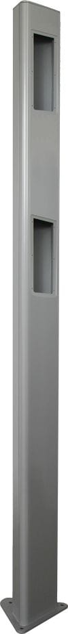 Castel - Potelet VL/PL RAL 9006 pour gamme Xless
