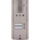 Castel - Platine Xless audio 2 boutons d'appel montage encastré