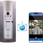 Castel - Portier vidéo IP/SIP 1 BP lecteur et 5 badges loi Handicap + 2 ext castelsip