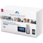 Castel - pack XE VIDEO 1B MI EVO, XE MONITOR, 1 Switch 4 PoE+, 2 ext castelsip, 5 badges