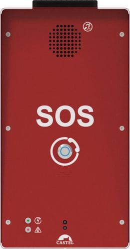 Castel - Poste d'appel liaison prioritaire (conforme MS70)SIM, antenne, alim 230v et batt