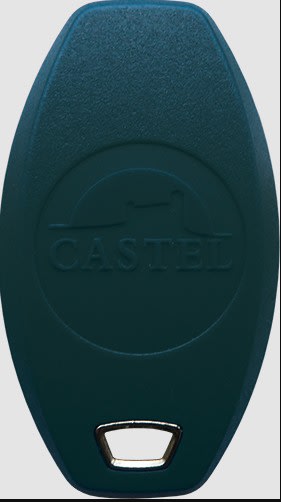 Castel - Badge porte clé 13,56 MHz Desfire sécurisé précodé pour lecteurs COD