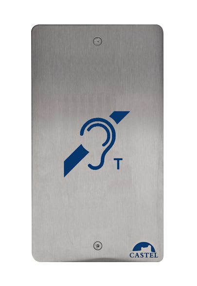 Castel - Boucle induction en boîtier pour portiers loi Handicap, prévoir alim 24 V